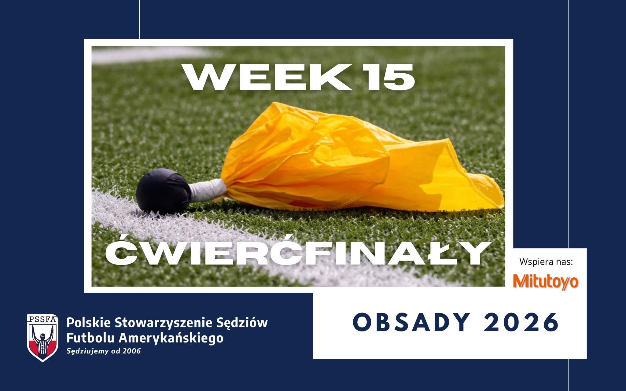 Obsady sędziowskie 15/2026